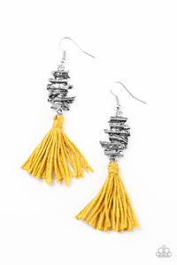 Tiki Tassel - yellow - iamglamm llc