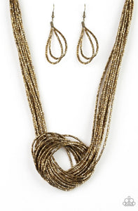 Knotted Knockout  - brass