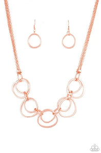 Asymmetrical Adornment  - copper