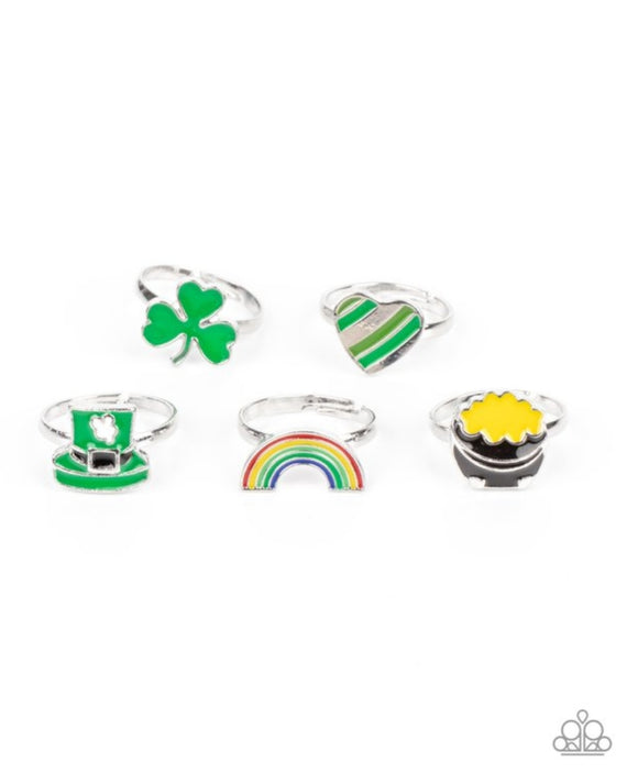 SS St Patty's rings (5) - green