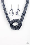 Knotted Knockout - blue - iamglamm llc