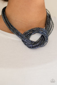 Knotted Knockout - blue - iamglamm llc