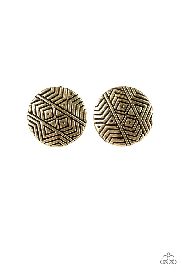 Bright As A Button - brass - iamglamm llc