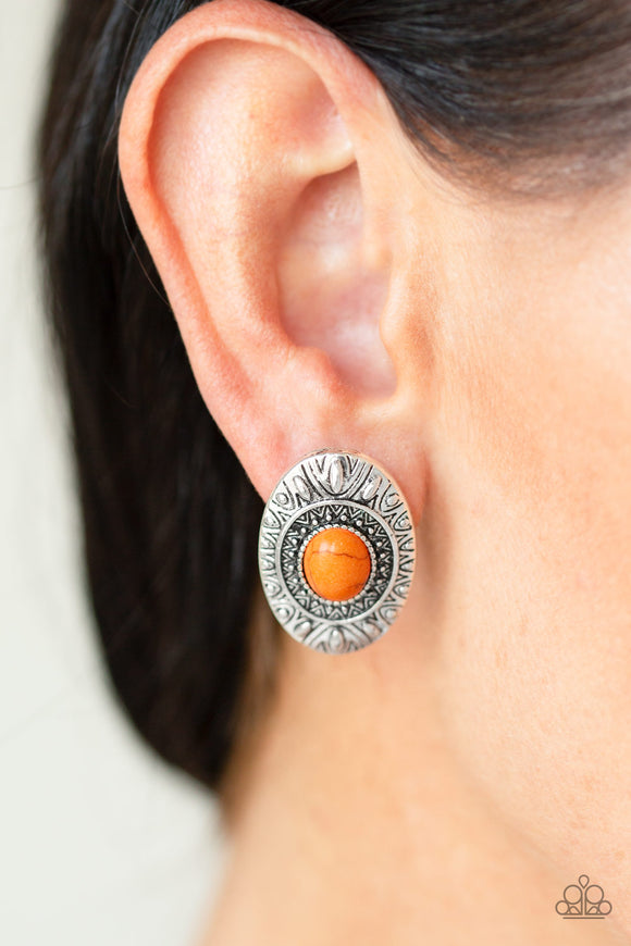 Stone Tiki - orange - iamglamm llc