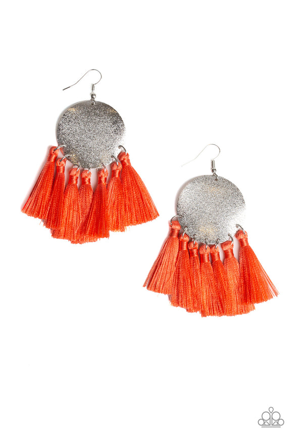 Tassel Tribute - orange - iamglamm llc