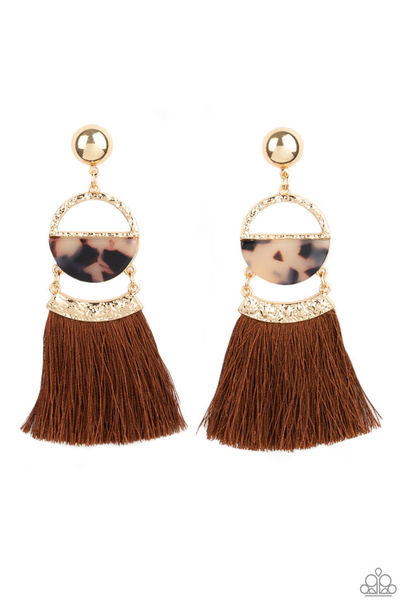 Tassel Trot - brown - iamglamm llc