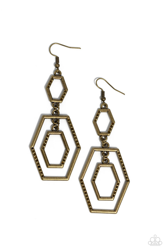 Geometric Maven - Brass